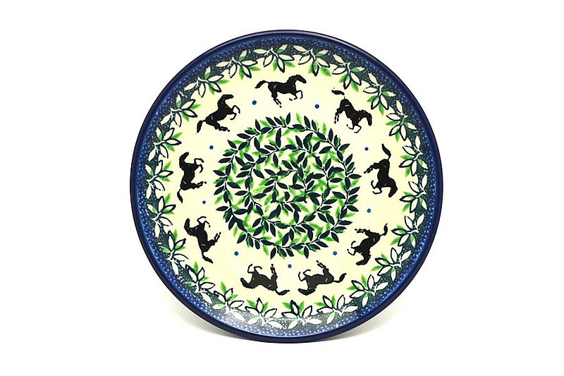 Ceramika Artystyczna Polish Pottery Plate - Bread & Butter (6 1/4") - Dark Horse 261-2241a (Ceramika Artystyczna)