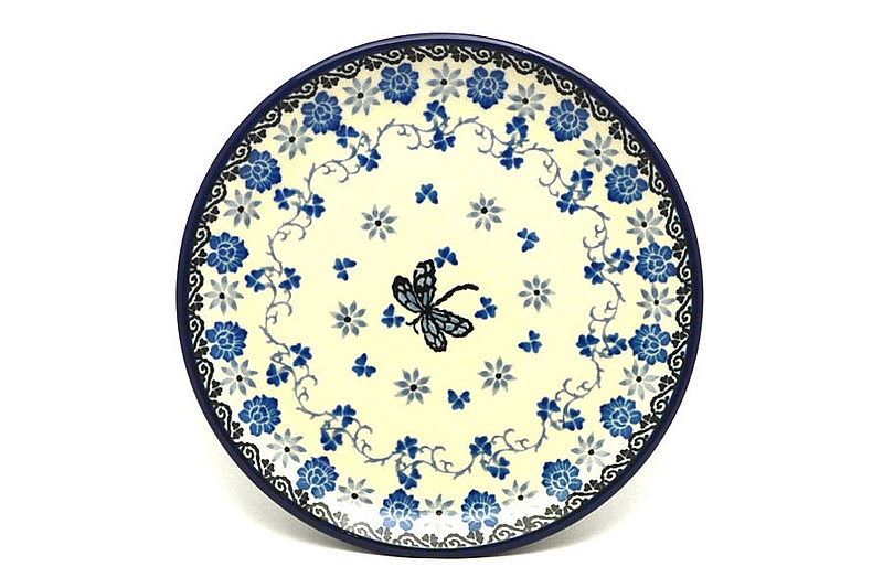 Polish Pottery Plate - Bread & Butter (6 1/4") - Dragonfly