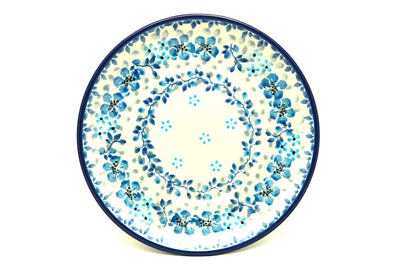 Polish Pottery Plate - Bread & Butter (6 1/4") - Flax Flower