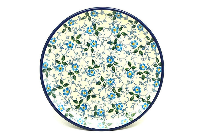 Polish Pottery Plate - Bread & Butter (6 1/4") - Forget-Me-Knot
