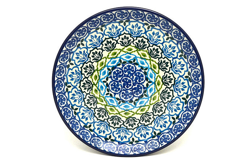Polish Pottery Plate - Bread & Butter (6 1/4") - Tranquil Tide