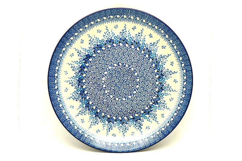 Ceramika Artystyczna Polish Pottery Plate - Dinner (10 1/2") - Blue Sage 223-3277a (Ceramika Artystyczna)