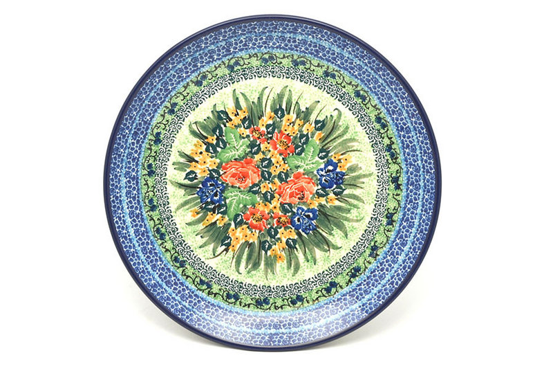 Ceramika Artystyczna Polish Pottery Plate - Dinner (10 1/2") - Unikat Signature U4400 223-U4400 (Ceramika Artystyczna)