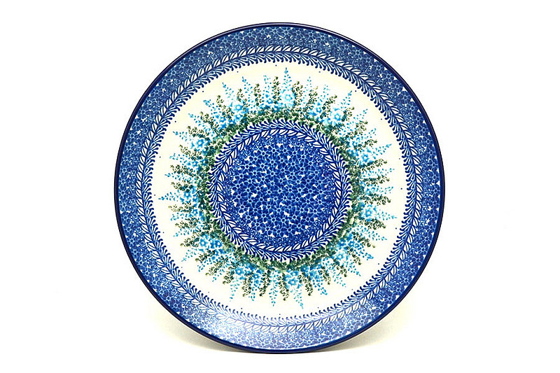 Ceramika Artystyczna Polish Pottery Plate - Dinner (10 1/2") - Virginia Blue Bells 223-3279a (Ceramika Artystyczna)