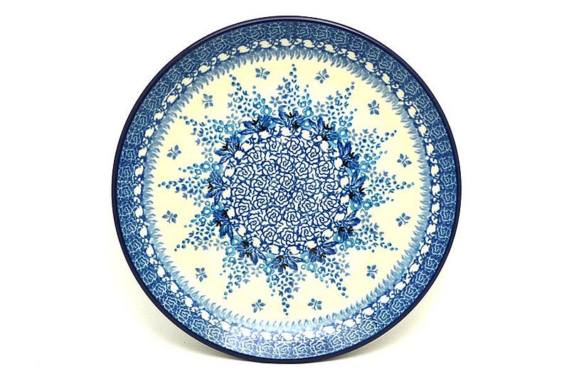 Ceramika Artystyczna Polish Pottery Plate - Salad/Dessert (7 3/4") - Blue Sage 086-3277a (Ceramika Artystyczna)