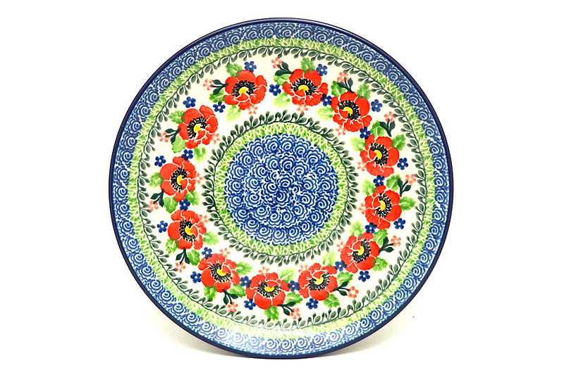 Ceramika Artystyczna Polish Pottery Plate - Salad/Dessert (7 3/4") - Danish Garden 086-3219a (Ceramika Artystyczna)