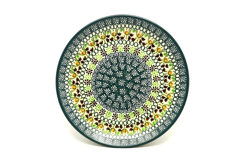 Ceramika Artystyczna Polish Pottery Plate - Salad/Dessert (7 3/4") - Mint Chip 086-2195q (Ceramika Artystyczna)