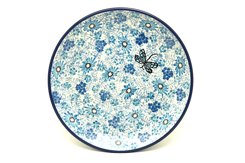 Ceramika Artystyczna Polish Pottery Plate - Salad/Dessert (7 3/4") - Misty Dragonfly 086-2818a (Ceramika Artystyczna)