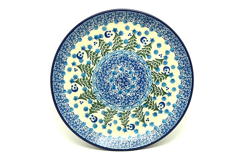 Ceramika Artystyczna Polish Pottery Plate - Salad/Dessert (7 3/4") - Silent Night 086-1674a (Ceramika Artystyczna)