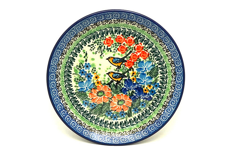 Ceramika Artystyczna Polish Pottery Plate - Salad/Dessert (7 3/4") - Unikat Signature U2517 086-U2517 (Ceramika Artystyczna)