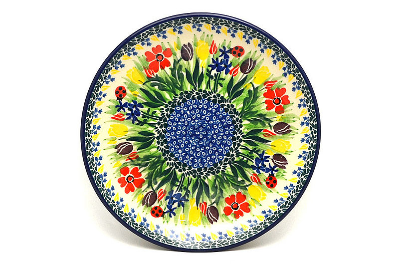 Ceramika Artystyczna Polish Pottery Plate - Salad/Dessert (7 3/4") - Unikat Signature U3787 086-U3787 (Ceramika Artystyczna)