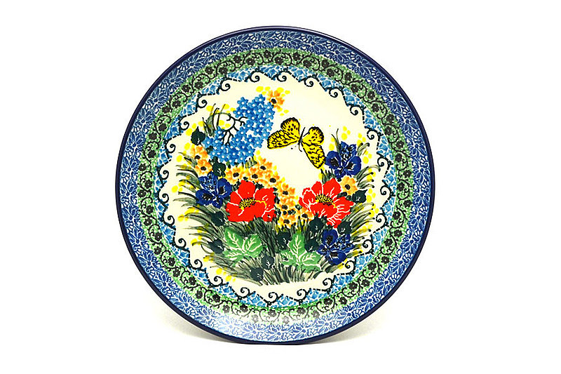 Ceramika Artystyczna Polish Pottery Plate - Salad/Dessert (7 3/4") - Unikat Signature U4592 086-U4592 (Ceramika Artystyczna)