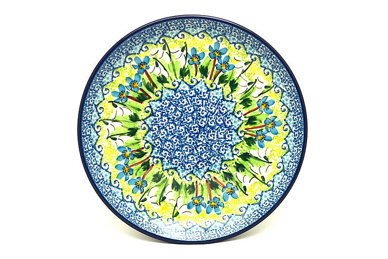 Ceramika Artystyczna Polish Pottery Plate - Salad/Dessert (7 3/4") - Unikat Signature U5071 086-U5071 (Ceramika Artystyczna)
