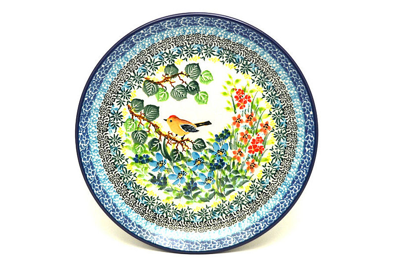 Polish Pottery Plate - Salad/Dessert (7 3/4") - Unikat Signature U5098