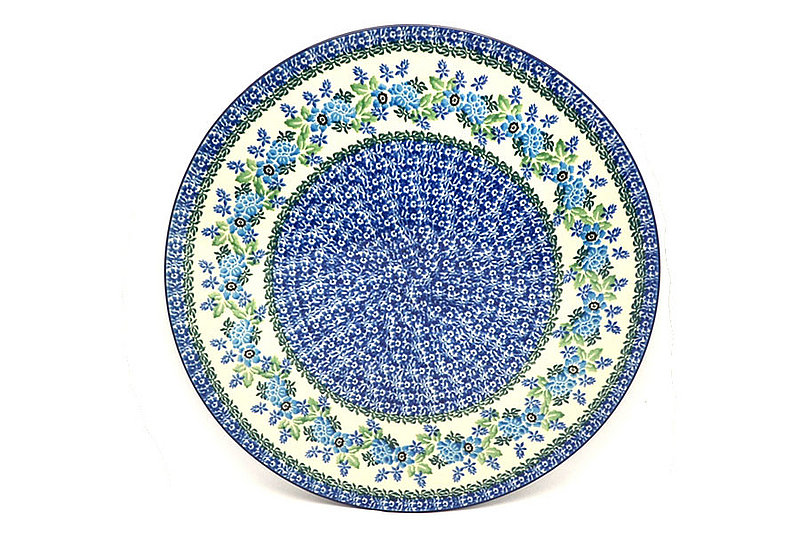 Ceramika Artystyczna Polish Pottery Platter - Charcuterie Board - Wild Indigo D53-1865a (Ceramika Artystyczna)