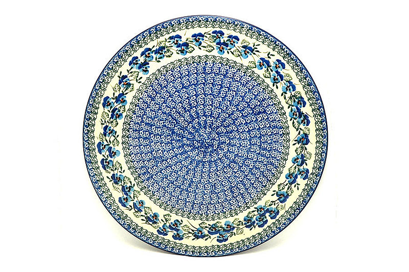 Ceramika Artystyczna Polish Pottery Platter - Charcuterie Board - Winter Viola D53-2273a (Ceramika Artystyczna)