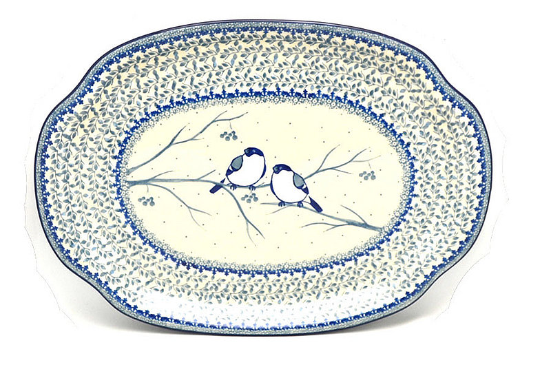 Ceramika Artystyczna Polish Pottery Platter - Oval - Unikat Signature - U4830 684-U4830 (Ceramika Artystyczna)