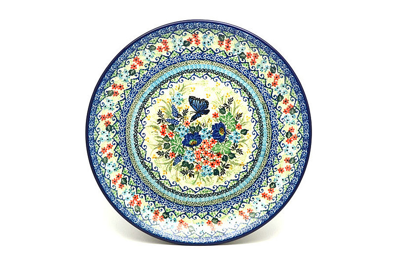 Ceramika Artystyczna Polish Pottery Platter - Round (12 1/4") - Unikat Signature - U4600 256-U4600 (Ceramika Artystyczna)