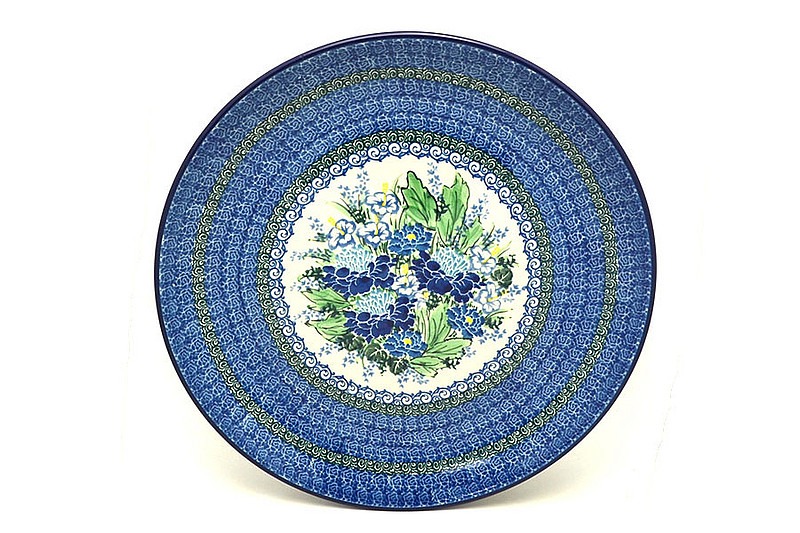 Ceramika Artystyczna Polish Pottery Platter - Round (12 1/4") - Unikat Signature - U5138 256-U5138 (Ceramika Artystyczna)