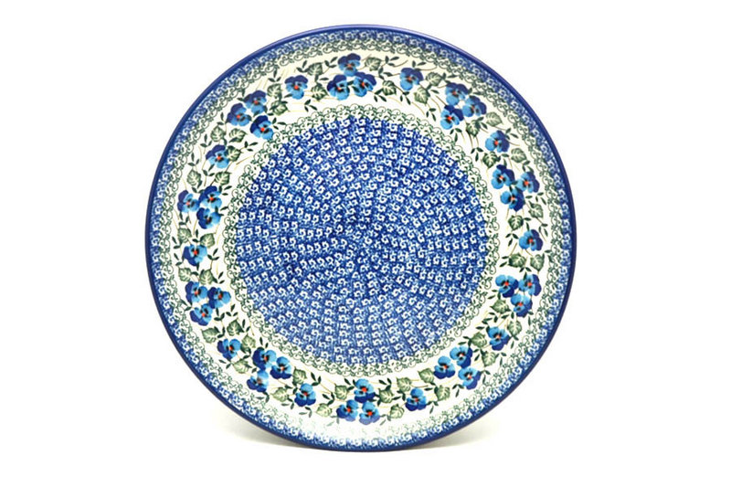 Ceramika Artystyczna Polish Pottery Platter - Round (12 1/4") - Winter Viola 256-2273a (Ceramika Artystyczna)