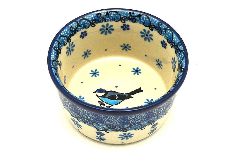 Ceramika Artystyczna Polish Pottery Ramekin - Bluebird 409-2529a (Ceramika Artystyczna)