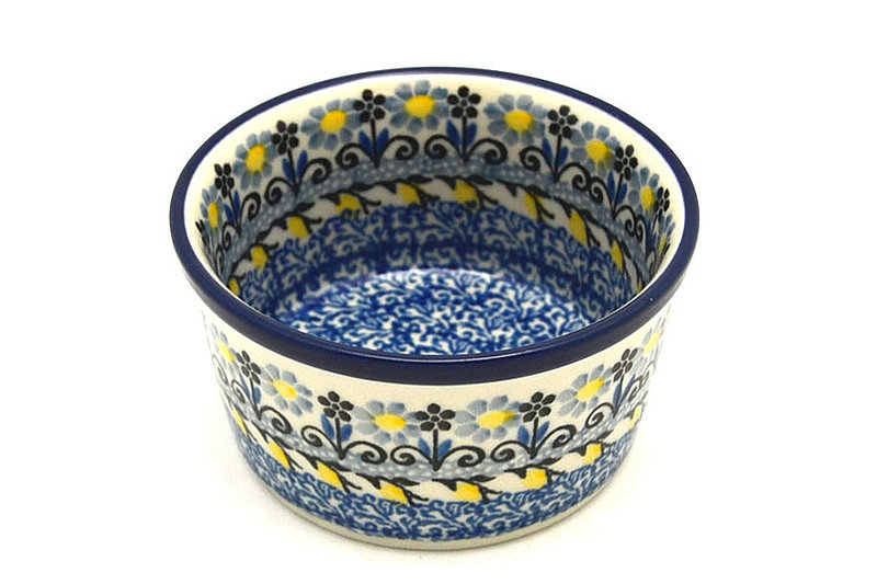 Ceramika Artystyczna Polish Pottery Ramekin - Daisy Maize 409-2178a (Ceramika Artystyczna)