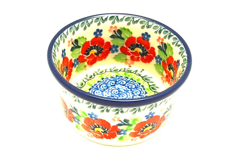 Ceramika Artystyczna Polish Pottery Ramekin - Danish Garden 409-3219a (Ceramika Artystyczna)