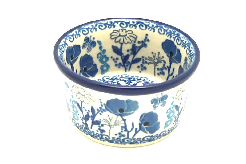 Ceramika Artystyczna Polish Pottery Ramekin - Evening Poppies 409-2902a (Ceramika Artystyczna)