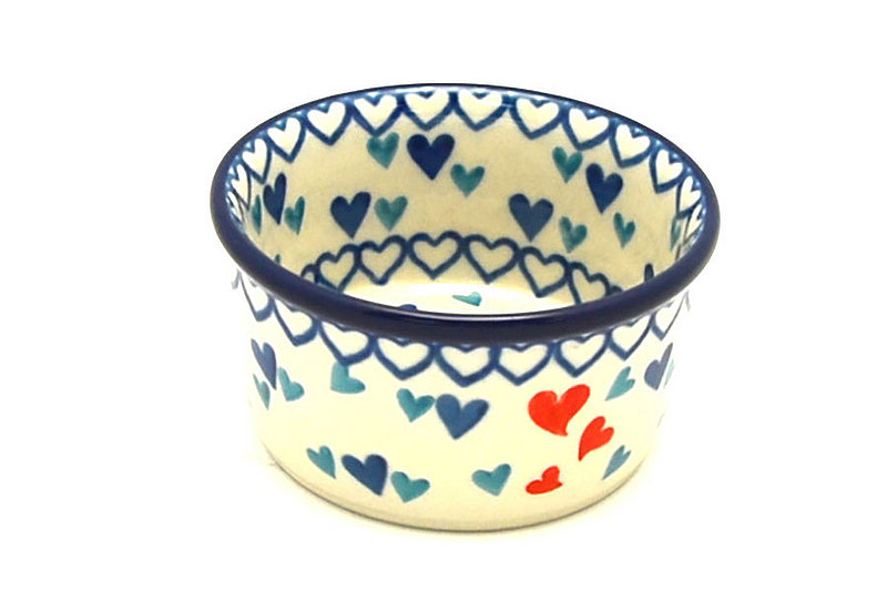 Ceramika Artystyczna Polish Pottery Ramekin - Lots of Love 409-2878a (Ceramika Artystyczna)