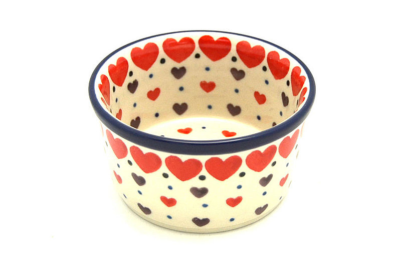 Ceramika Artystyczna Polish Pottery Ramekin - Love Struck 409-2108a (Ceramika Artystyczna)