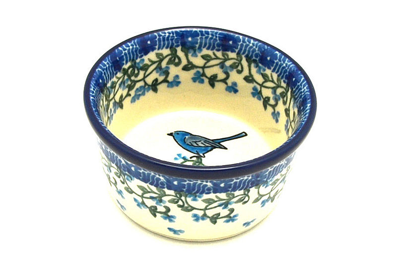 Ceramika Artystyczna Polish Pottery Ramekin - Song Bird 409-1932a (Ceramika Artystyczna)