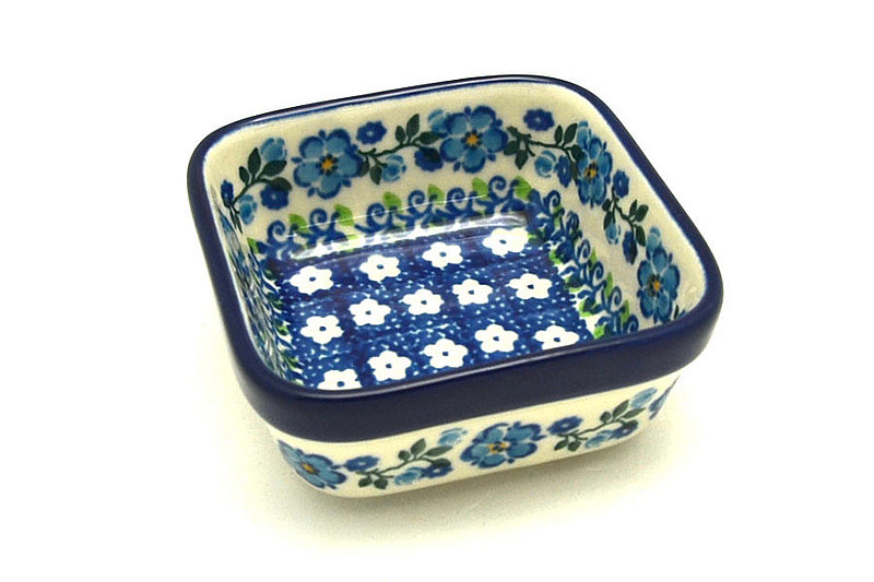 Ceramika Artystyczna Polish Pottery Ramekin - Square - Calico 428-2251a (Ceramika Artystyczna)