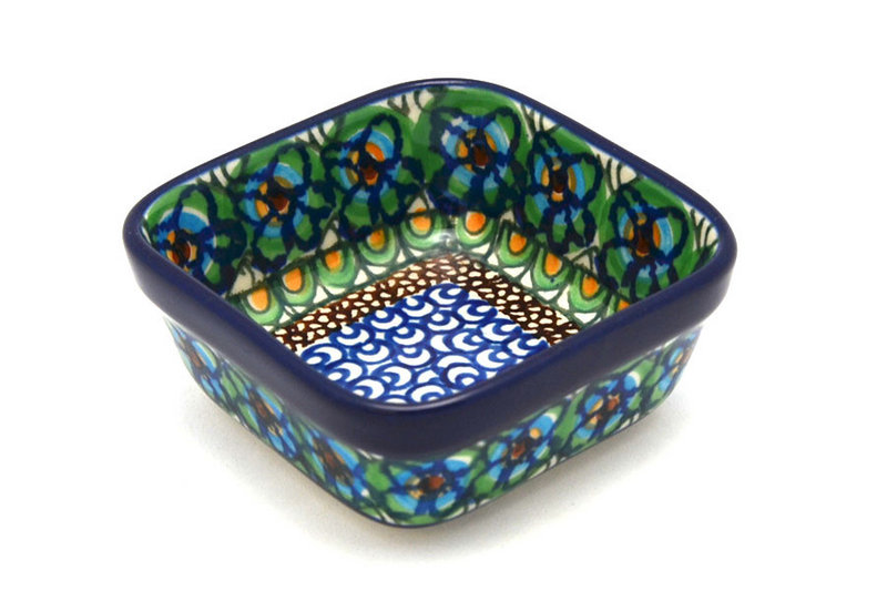 Ceramika Artystyczna Polish Pottery Ramekin - Square - Unikat Signature - U151 428-U0151 (Ceramika Artystyczna)