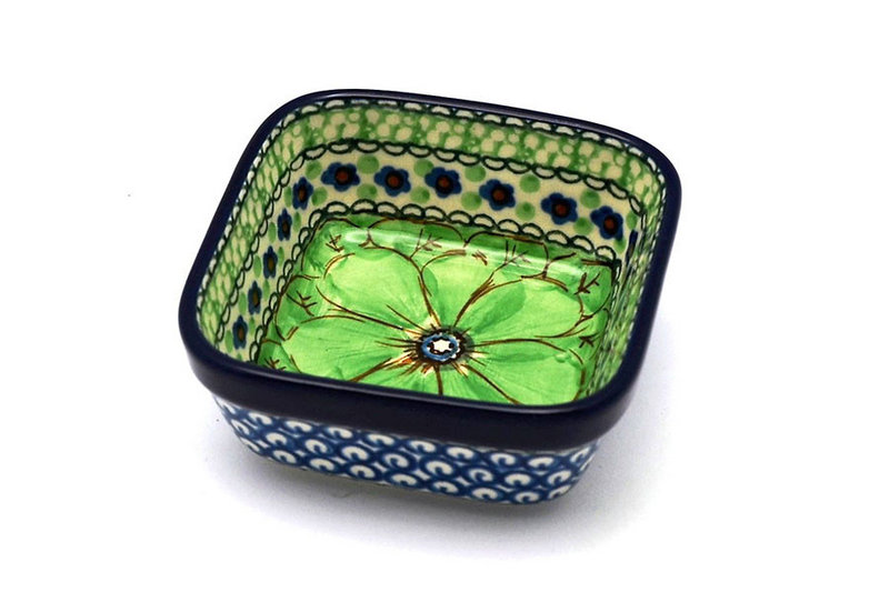 Ceramika Artystyczna Polish Pottery Ramekin - Square - Unikat Signature - U408A 428-U408A (Ceramika Artystyczna)