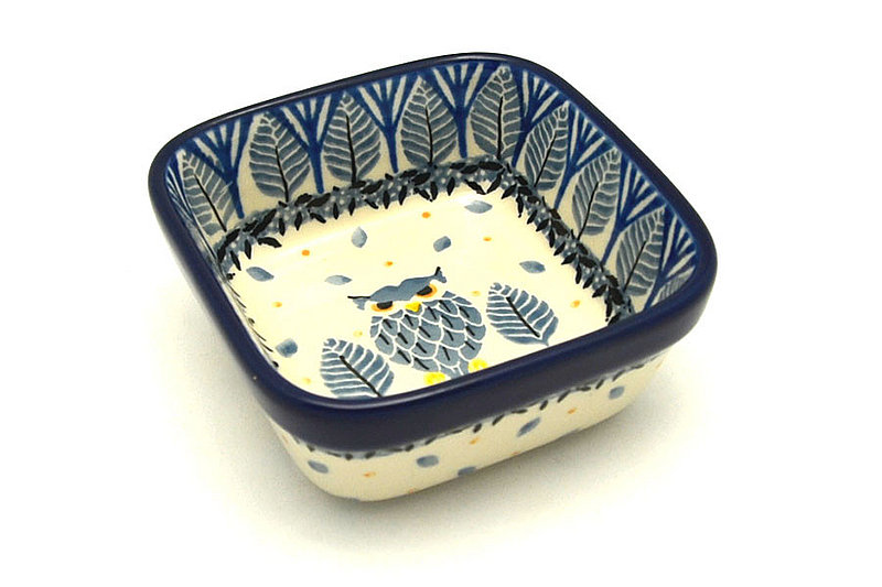Ceramika Artystyczna Polish Pottery Ramekin - Square - Unikat Signature - U4873 428-U4873 (Ceramika Artystyczna)