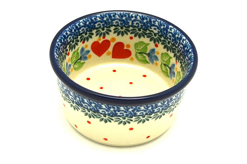 Ceramika Artystyczna Polish Pottery Ramekin - Sweet Hearts 409-2732a (Ceramika Artystyczna)