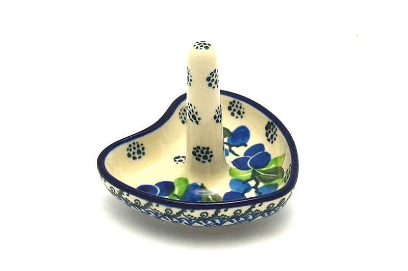 Ceramika Artystyczna Polish Pottery Ring Holder - Blue Berries 904-1416a (Ceramika Artystyczna)