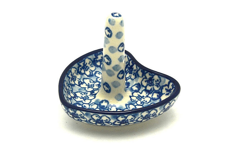 Ceramika Artystyczna Polish Pottery Ring Holder - Daisy Flurry 904-2176a (Ceramika Artystyczna)