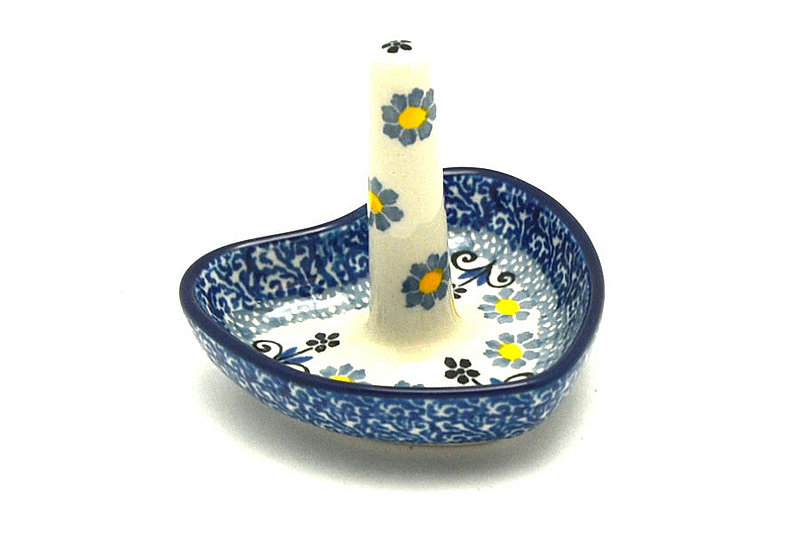 Ceramika Artystyczna Polish Pottery Ring Holder - Daisy Maize 904-2178a (Ceramika Artystyczna)