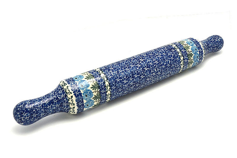 Polish Pottery Rolling Pin - Antique Rose