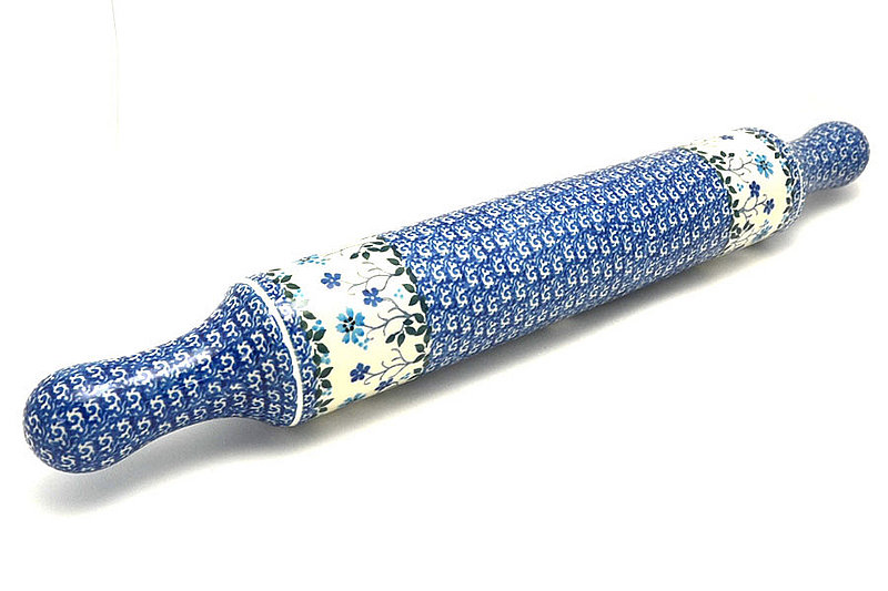 Ceramika Artystyczna Polish Pottery Rolling Pin - Georgia Blue 439-2785a (Ceramika Artystyczna)