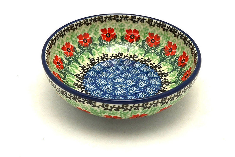 Ceramika Artystyczna Polish Pottery Small Shallow Bowl - Maraschino B89-1916a (Ceramika Artystyczna)