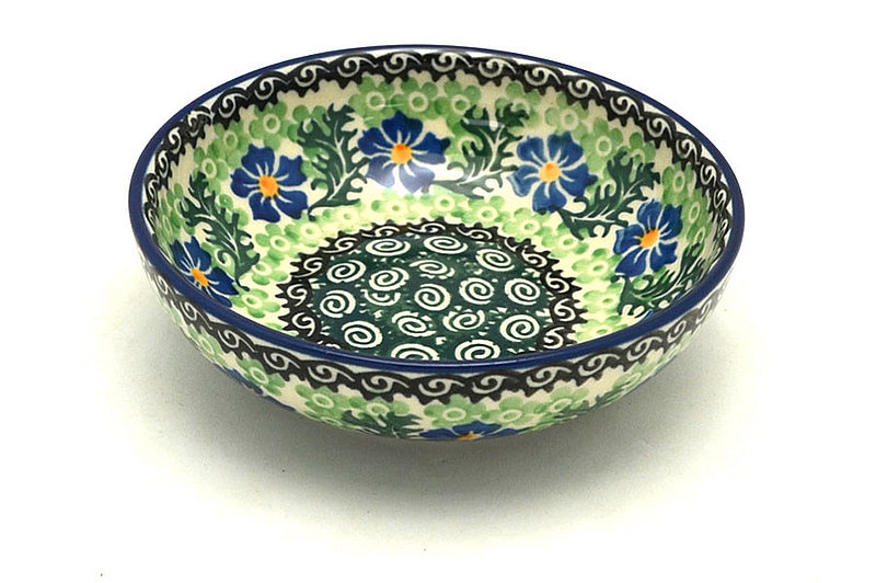 Ceramika Artystyczna Polish Pottery Small Shallow Bowl - Sweet Violet B89-1538a (Ceramika Artystyczna)