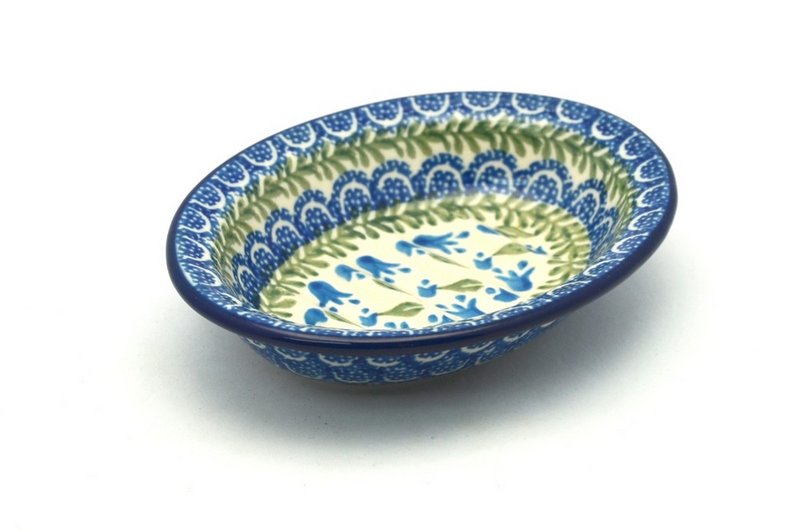 Ceramika Artystyczna Polish Pottery Soap Dish - Blue Bells 510-1432a (Ceramika Artystyczna)