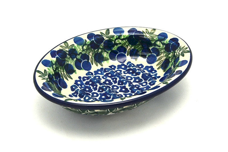 Ceramika Artystyczna Polish Pottery Soap Dish - Huckleberry 510-1413a (Ceramika Artystyczna)