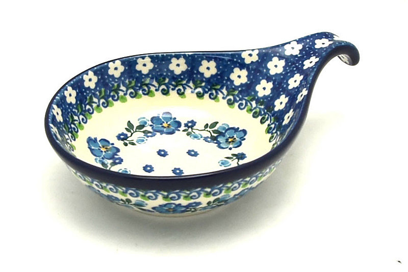 Polish Pottery Spoon/Ladle Rest - Calico