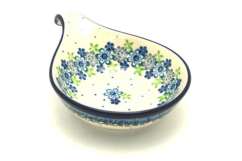 Polish Pottery Spoon/Ladle Rest - Flower Works