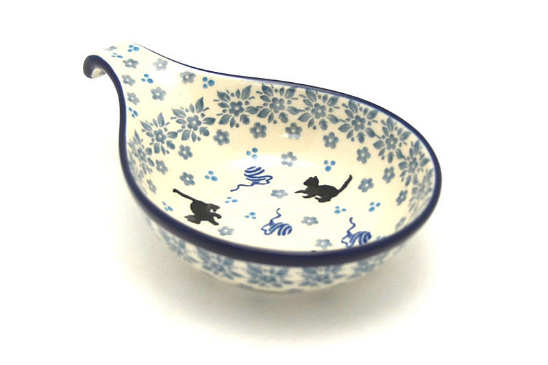 Ceramika Artystyczna Polish Pottery Spoon/Ladle Rest - Little Boo 174-2592a (Ceramika Artystyczna)