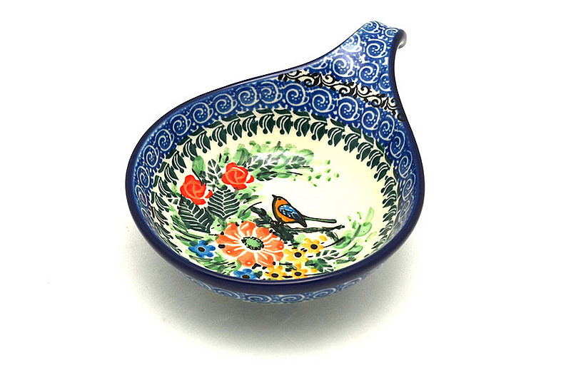 Ceramika Artystyczna Polish Pottery Spoon/Ladle Rest - Unikat Signature - U2517 174-U2517 (Ceramika Artystyczna)