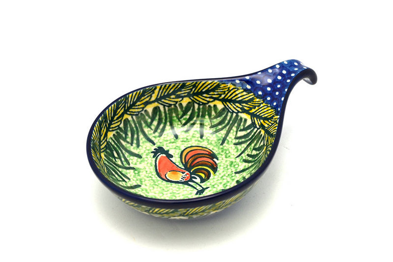 Ceramika Artystyczna Polish Pottery Spoon/Ladle Rest - Unikat Signature - U2663 174-U2663 (Ceramika Artystyczna)